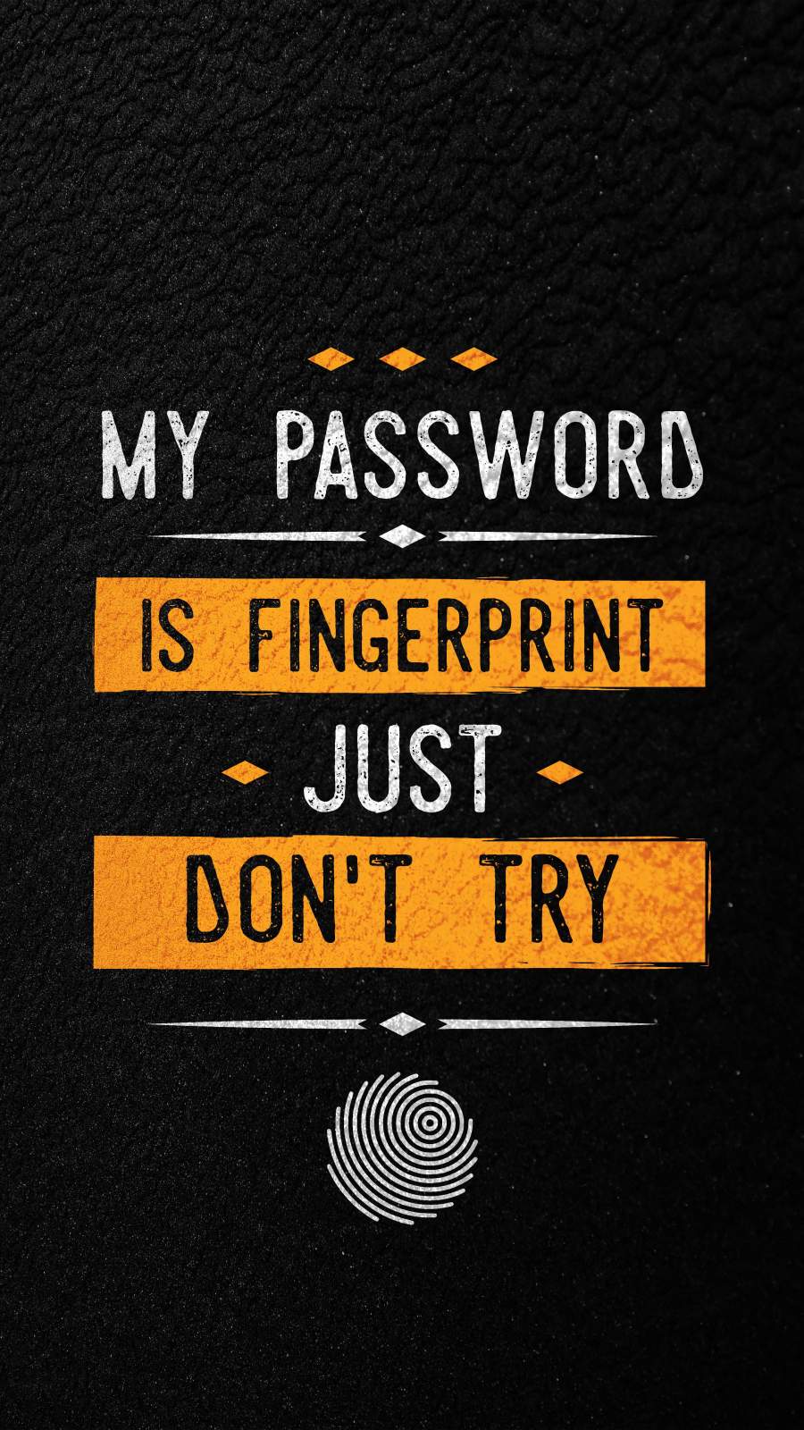 Fingerprint Password Wallpaper