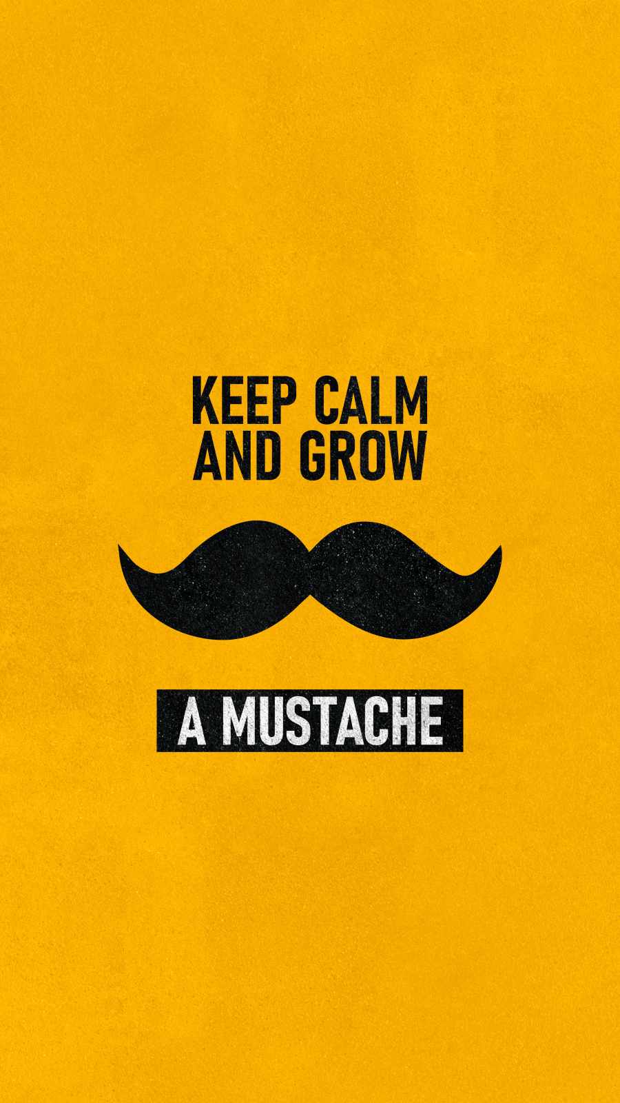 Keep Calm and Grow a Mustache