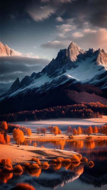 Mountain Autumn Lake