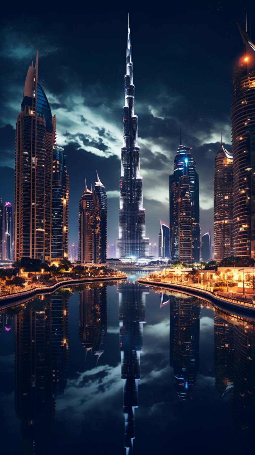 Burj Khalifa iPhone Wallpaper 4K
