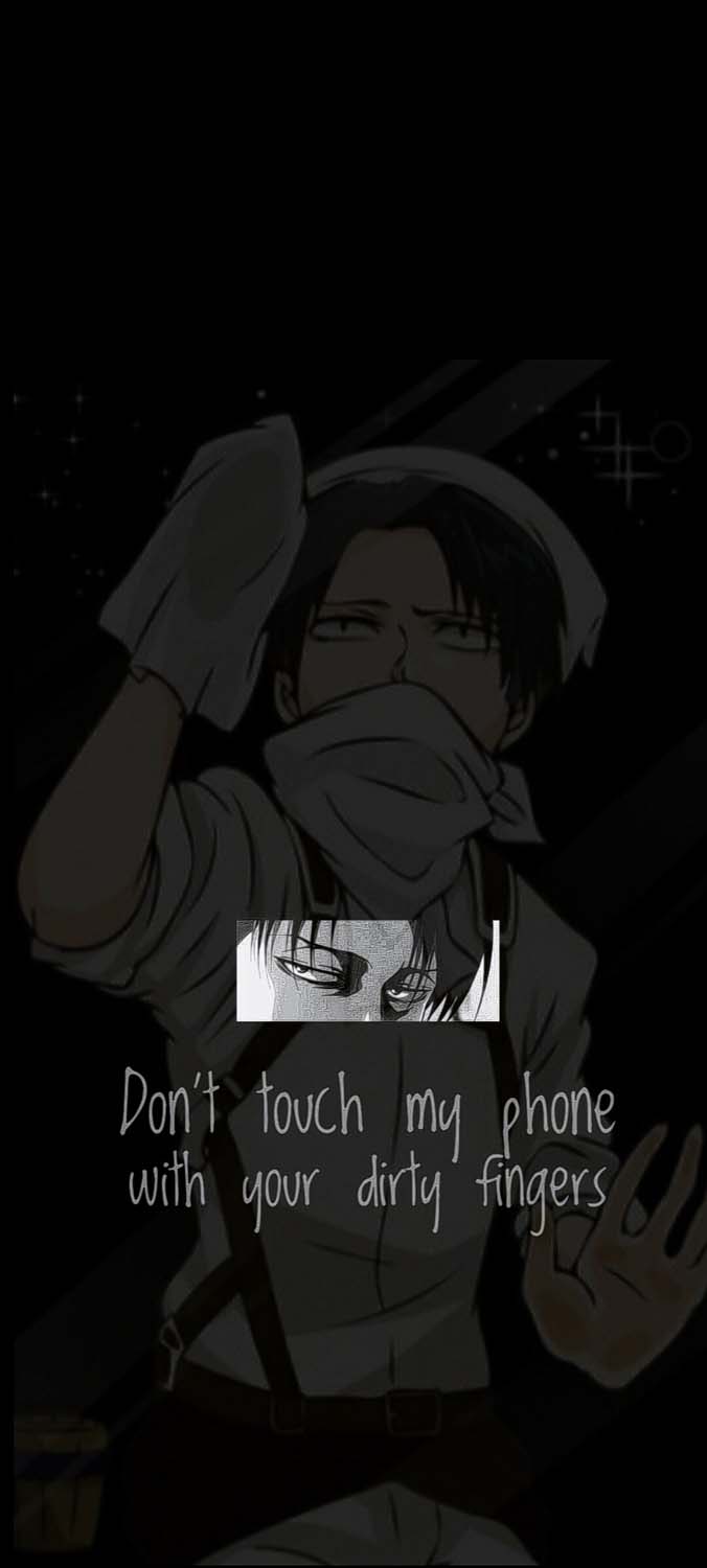 Dont Touch my Phone With Your Dirty Fingers iPhone Wallpaper 4K