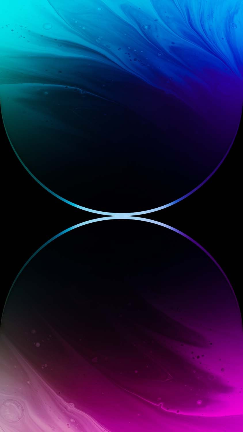 Dual Gradient iOS Design Wallpaper