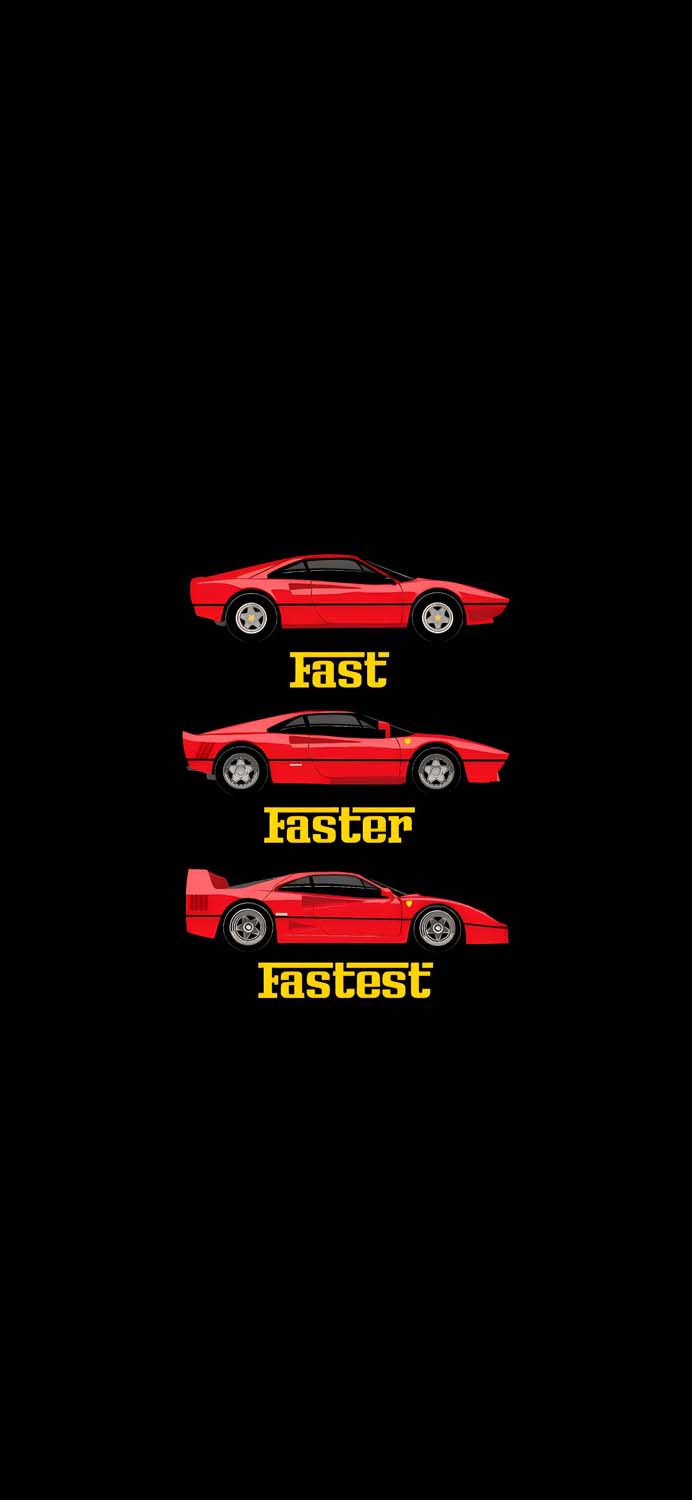 Fast Ferrari iPhone Wallpaper HD