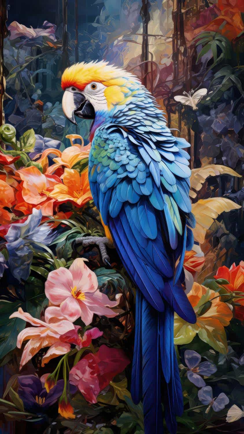 Macaw Parrot iPhone Wallpaper 4K