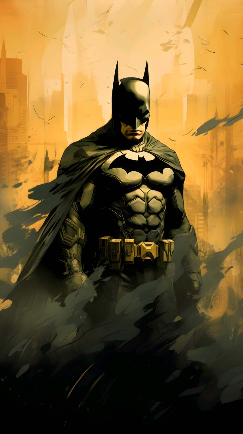 The Batman Shadow iPhone Wallpaper 4K