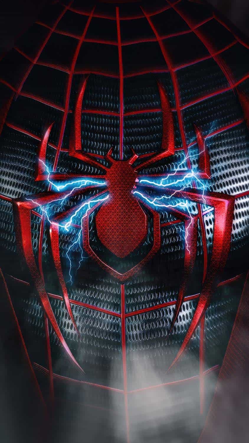 Unleashing Spiderman power iPhone Wallpaper 4K