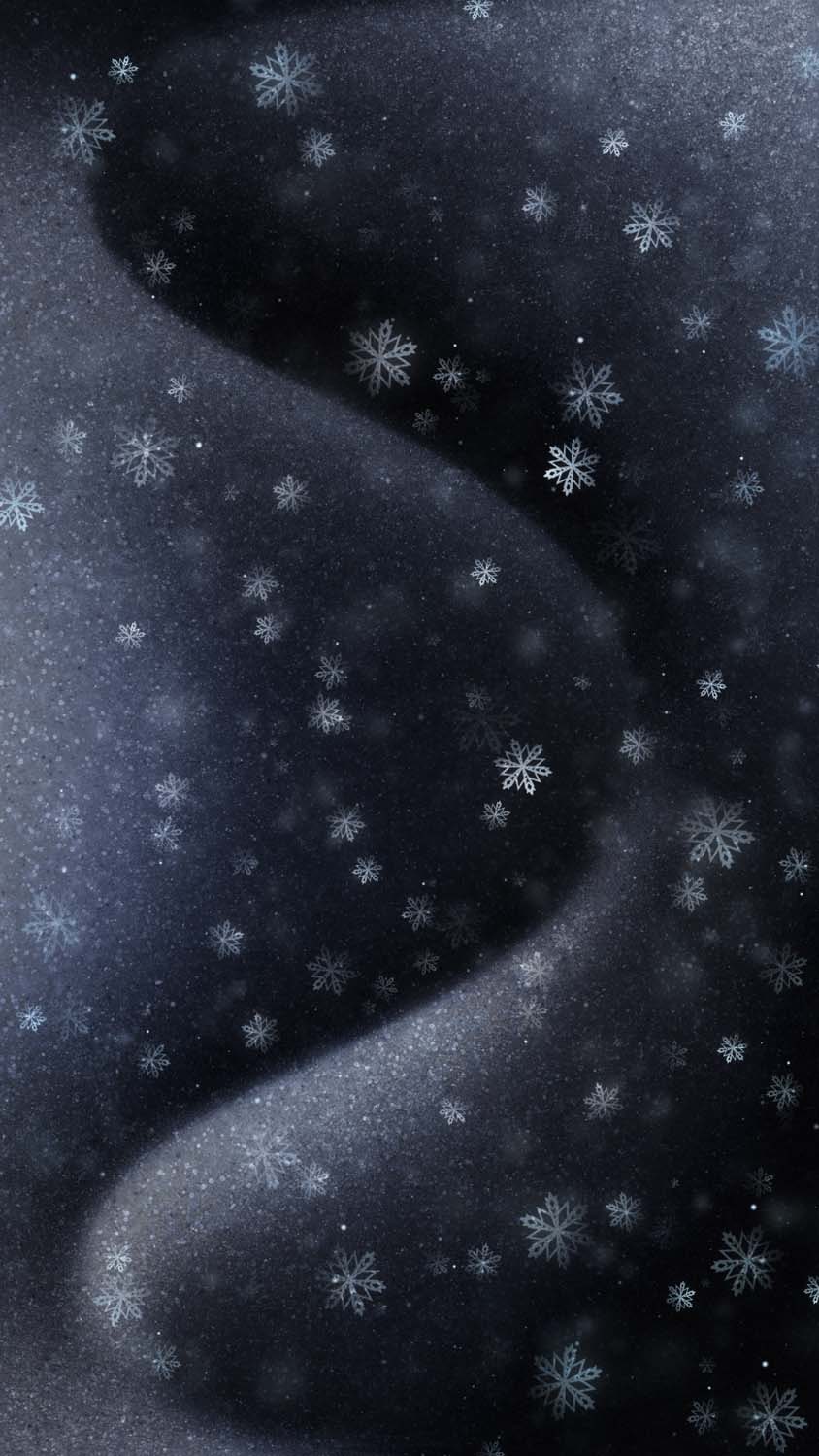 iPhone 15 Pro Titanium Snow Wallpaper