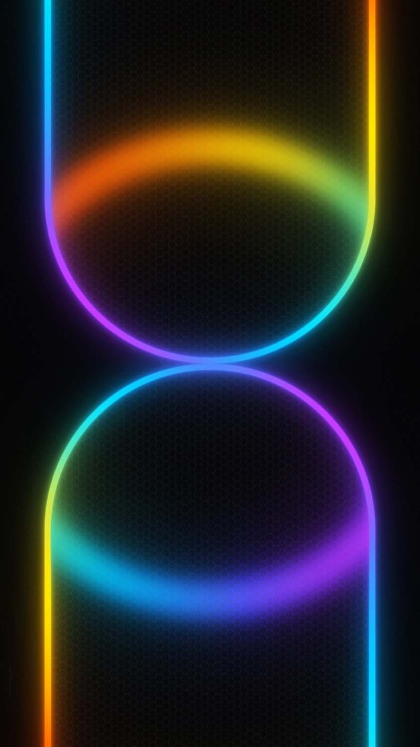 iPhone Rainbow Dual Gradient Wallpaper
