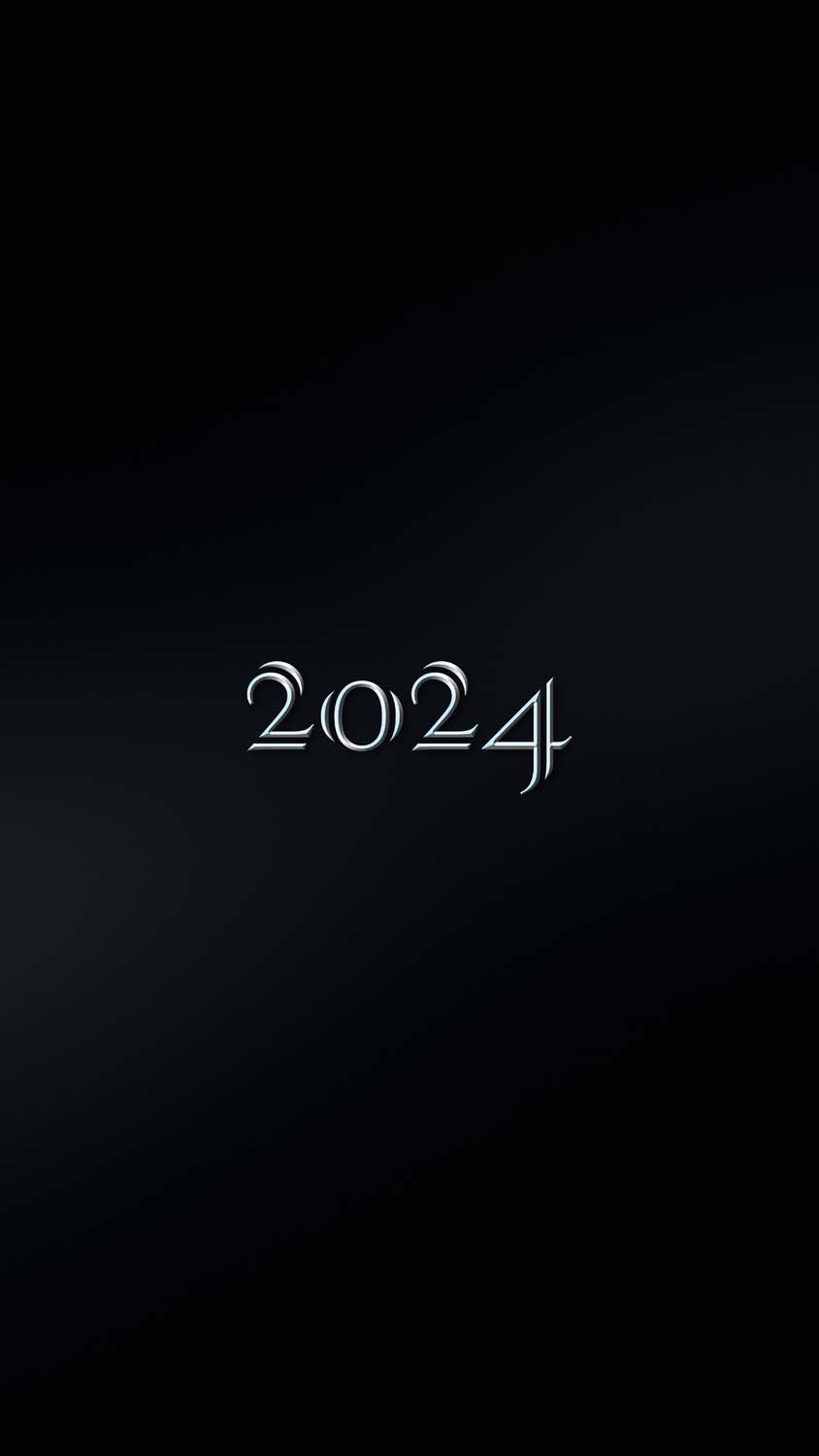 2024 New Year 4K iPhone Wallpaper