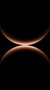 Dark Sphere Dual Gradient iPhone Wallpaper