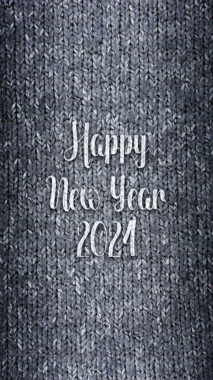 Happy New Year 2024 Winter iPhone Wallpaper