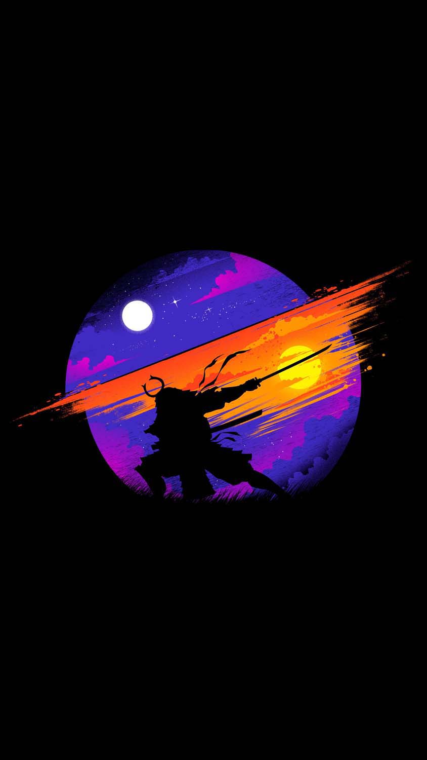 Samurai Action iPhone Wallpaper