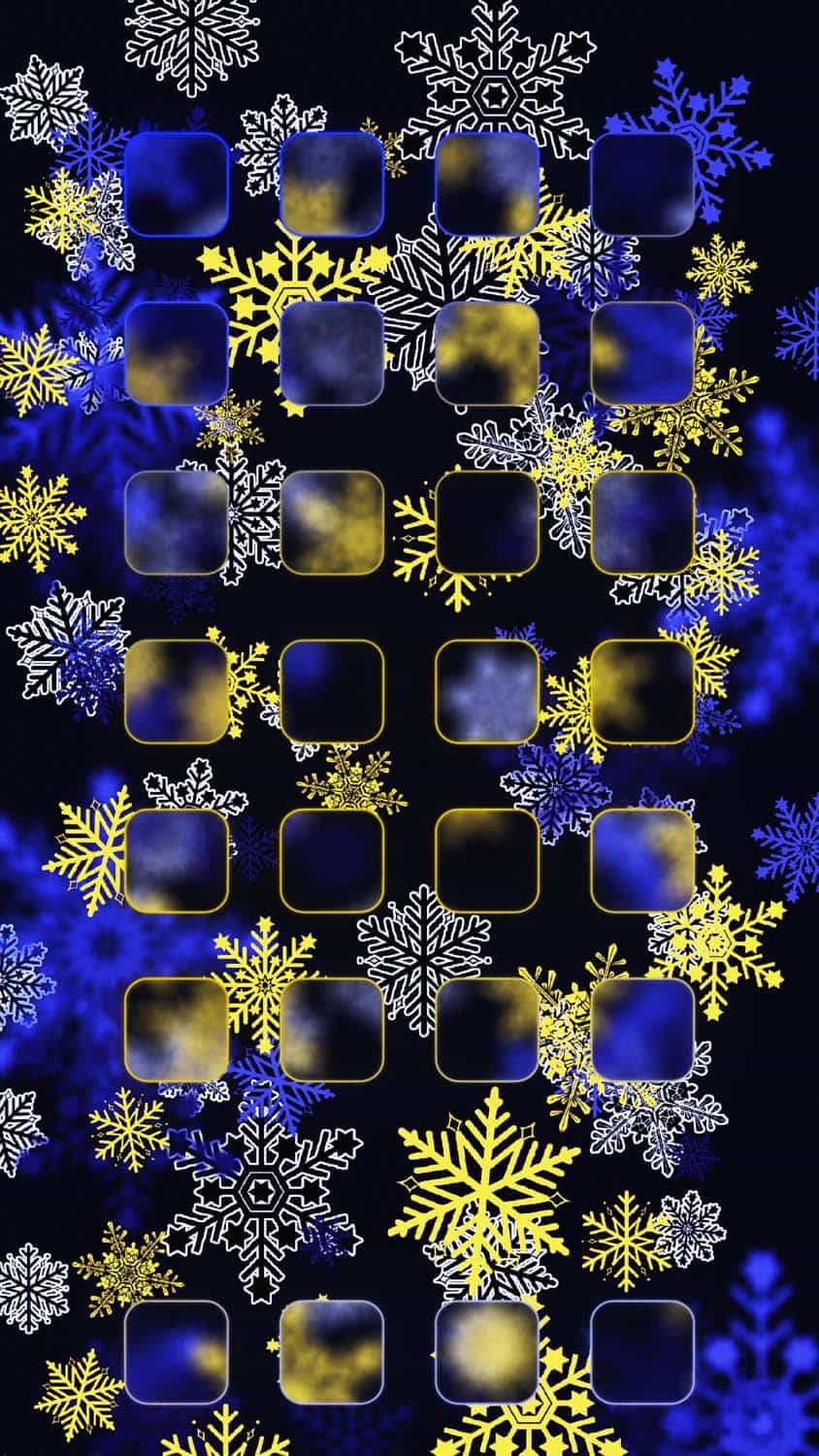 Winter iOS App Dock Background Wallpaper