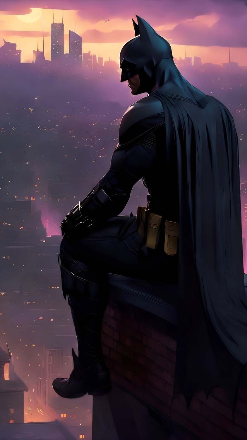 Batman Silhouette iPhone Wallpaper HD