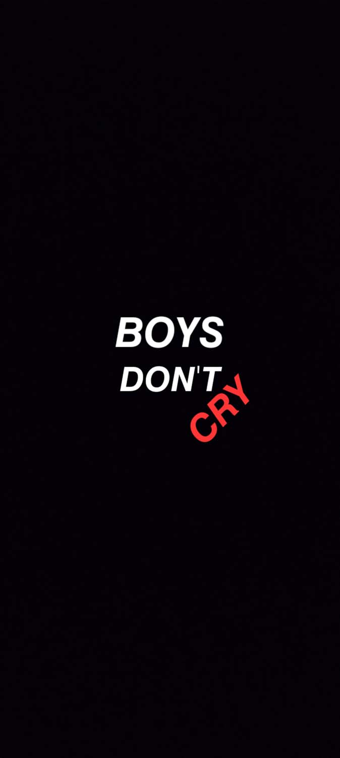 Boys Dont Cry iPhone Wallpaper