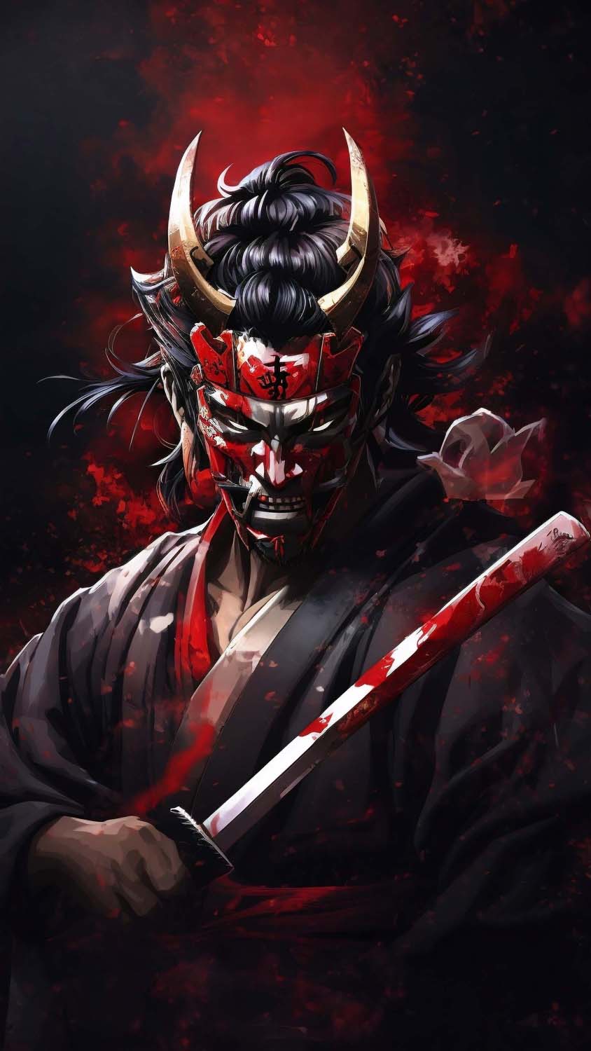 Ghost Samurai iPhone Wallpaper