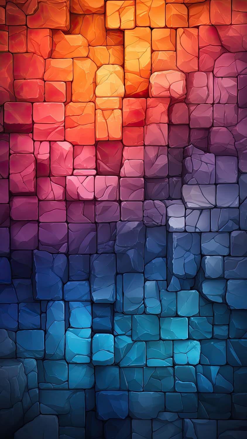 Gradient Colours Blocks Cool Wallpapers