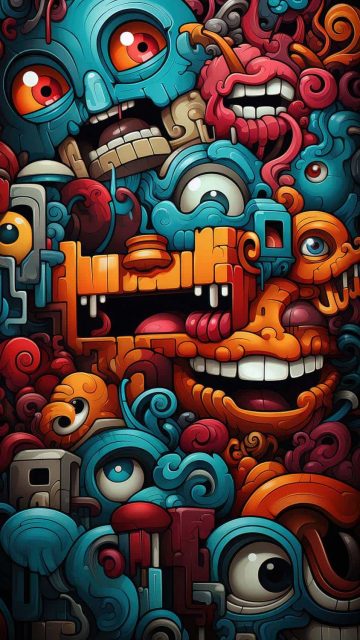 Graffiti Monsters Cool Wallpapers