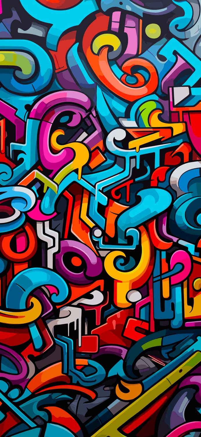 Graffiti iPhone by Basicappleguy iPhone Wallpaper