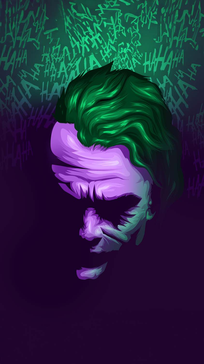Joker Madness unleashed iPhone Wallpaper