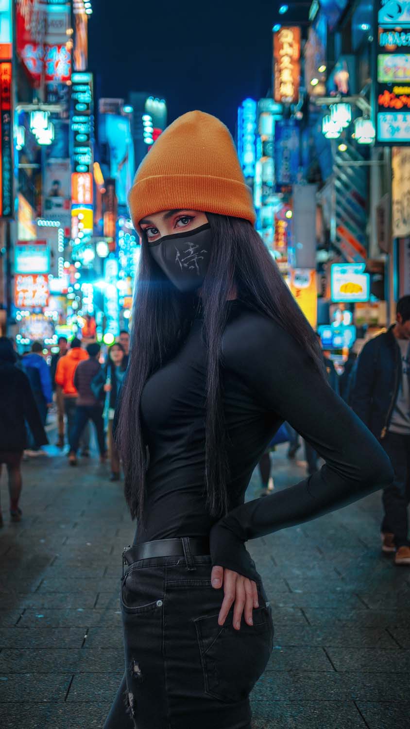 Masked Urban Girl Cool Wallpapers