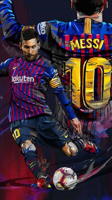 Messi The Striker Cool Wallpapers