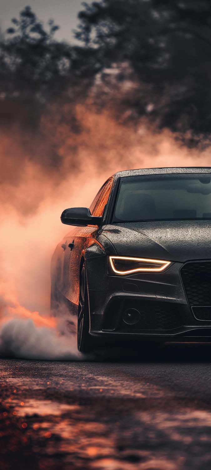 Audi All Black HD Wallpaper