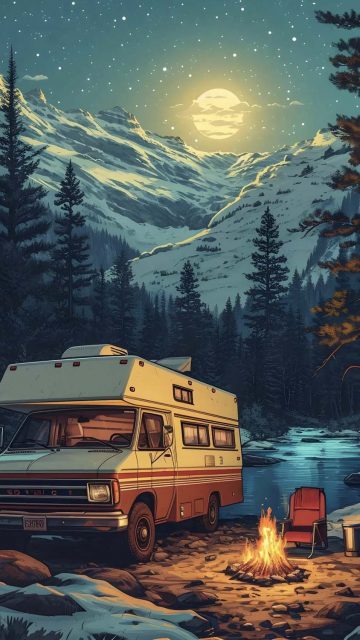 Campervan Adventures HD Wallpaper
