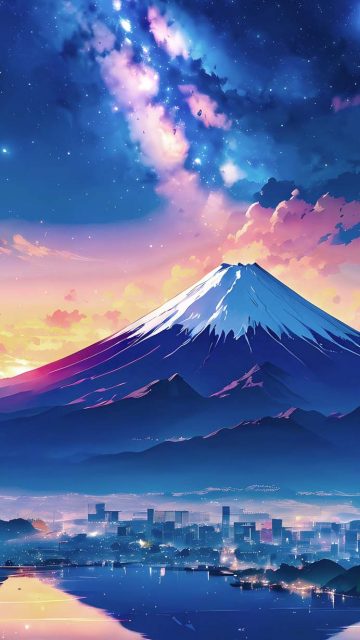 Fuji City HD Wallpaper