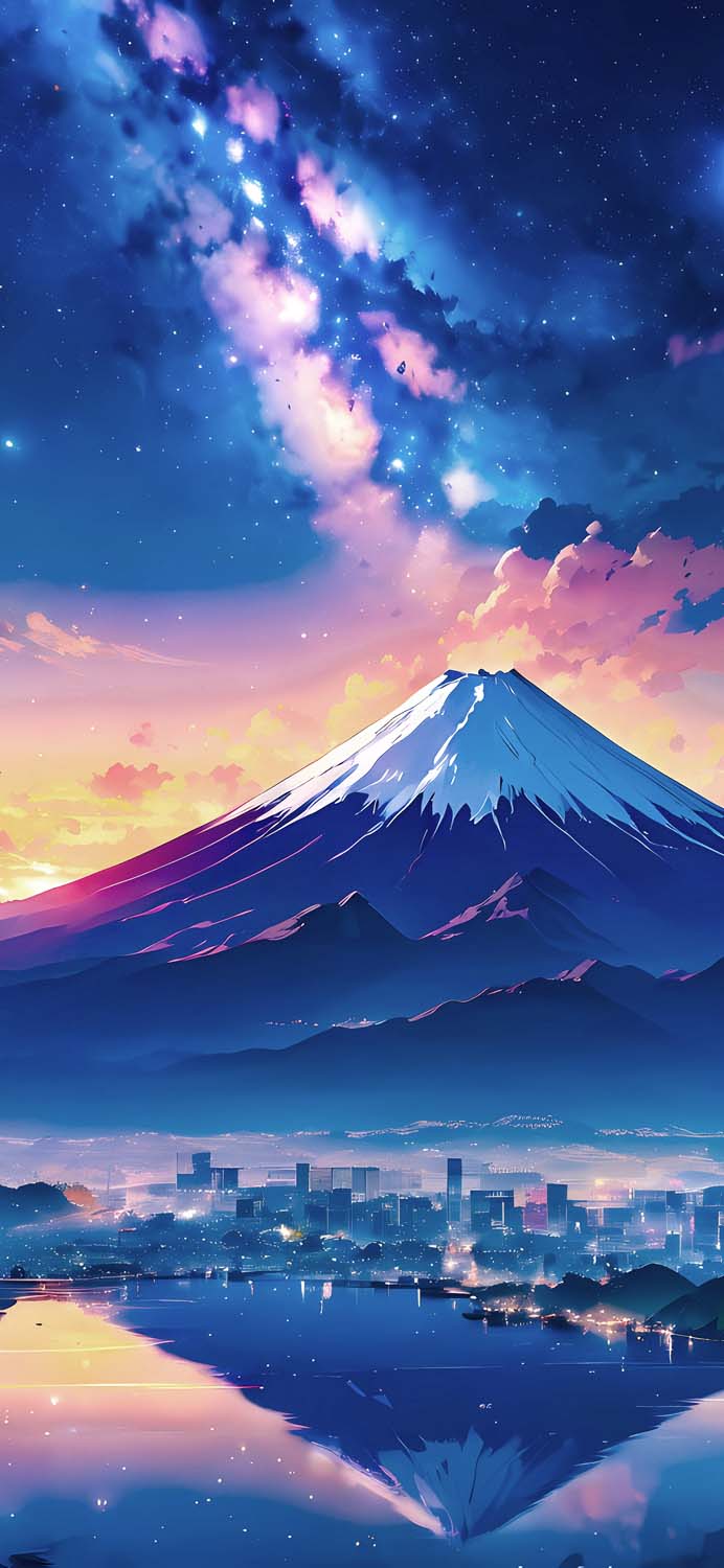 Fuji City HD Wallpaper