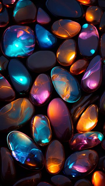 Glass Stones HD Wallpaper