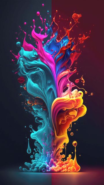 Liquid Colors Boom HD Wallpaper