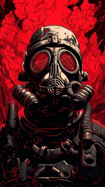 Toxic Gas Mask HD Wallpaper