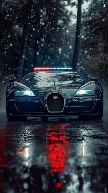 Veyron Policecar HD Wallpaper