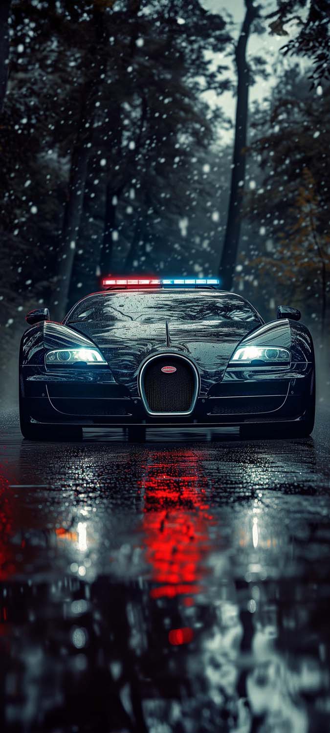 Veyron Policecar HD Wallpaper