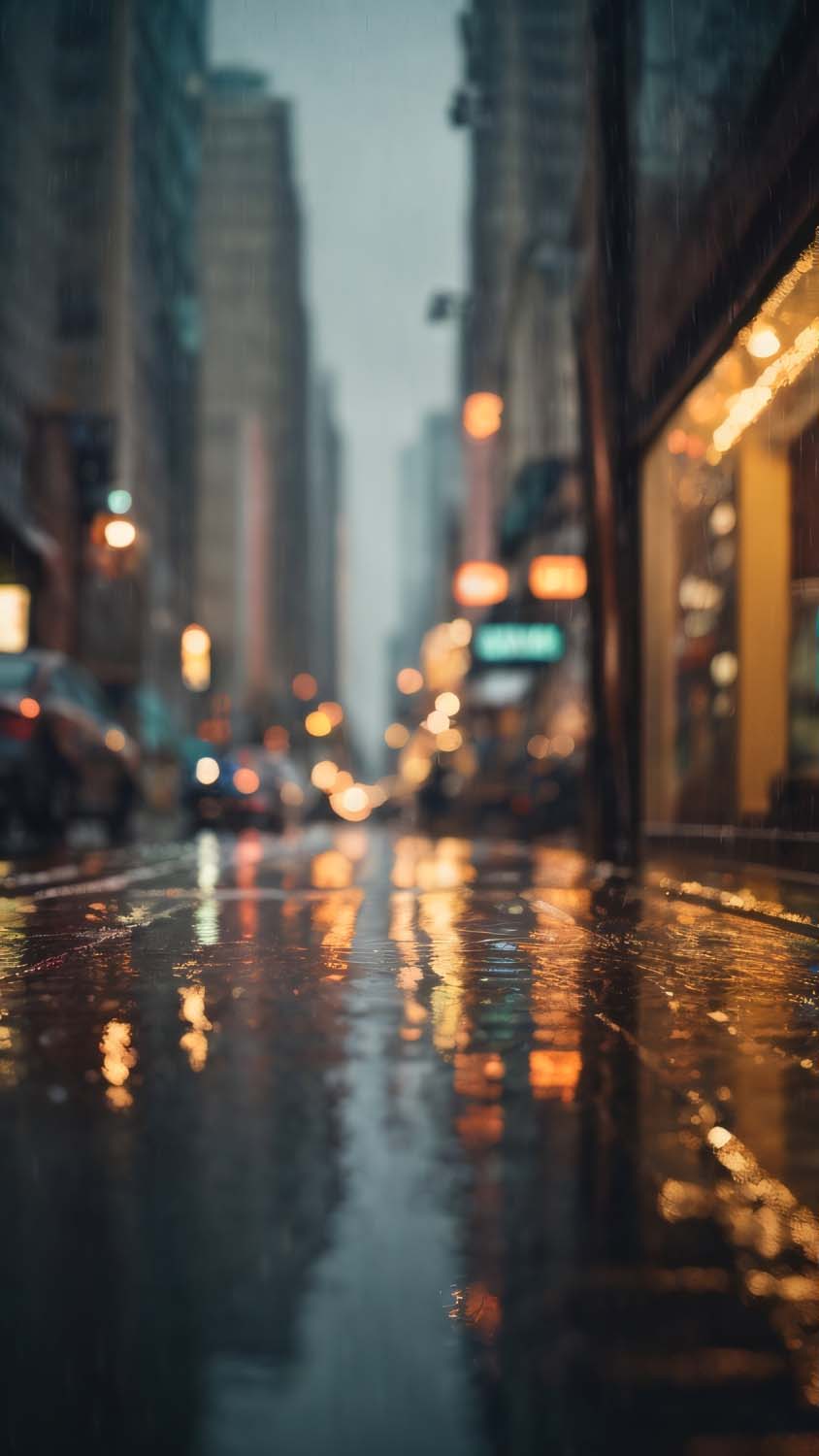 Wet Road Reflection Urban Cityscapes HD Wallpapers