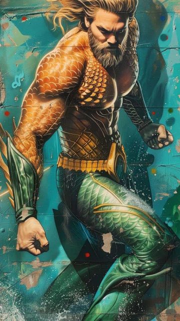 Aquaman Wall Art Wallpaper HD