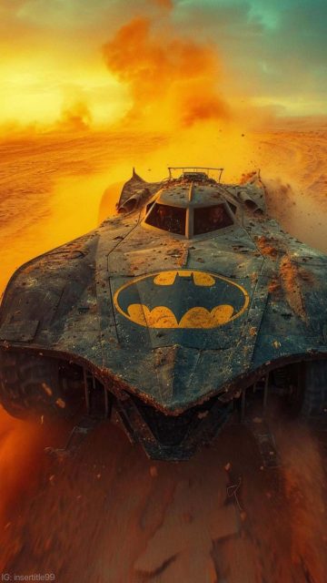 Batman Car Mad Max Theme Wallpaper HD
