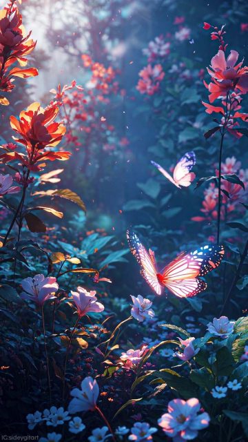 Butterflies Magic Wallpaper HD
