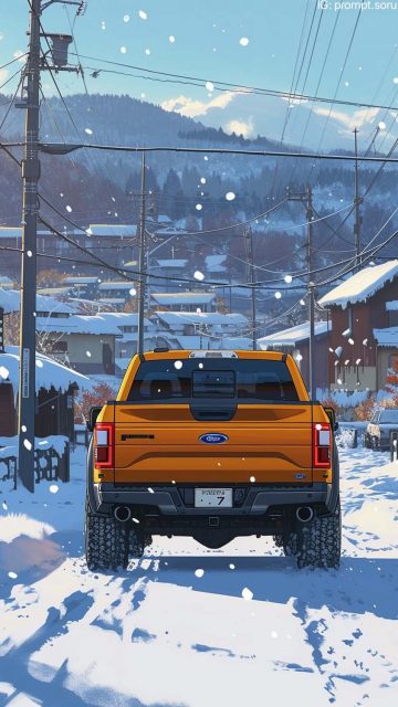 Ford Raptor Snow Wallpaper HD