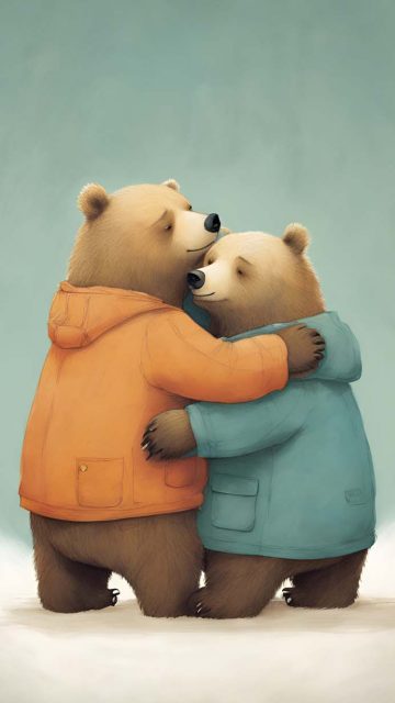 Friends Hug Wallpaper HD