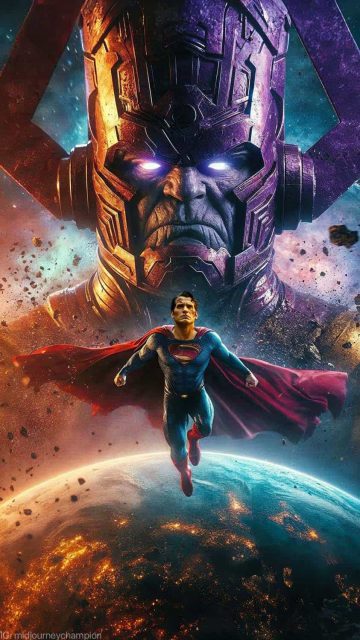 Galactus vs Superman Wallpaper HD