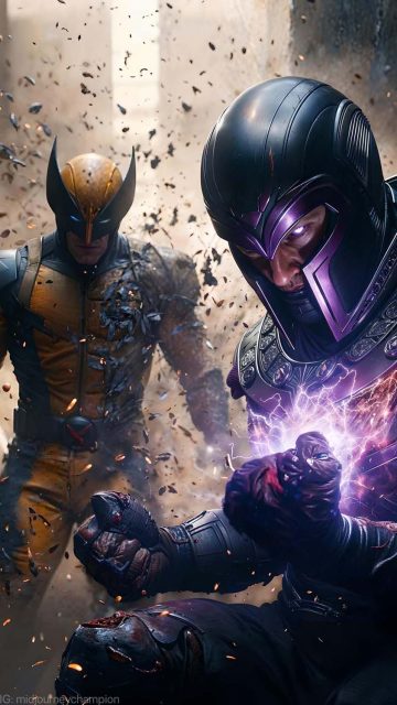 Magneto vs Wolverine Wallpaper HD
