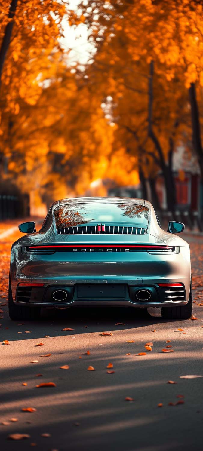 Porsche Autumn Wallpaper HD