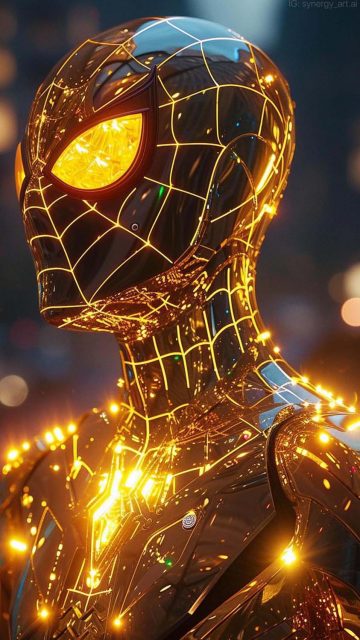 Spiderman Golden Wallpaper HD