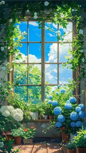 Sunshine Window Wallpaper HD