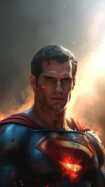 Superman resolute after battle Wallpaper HD