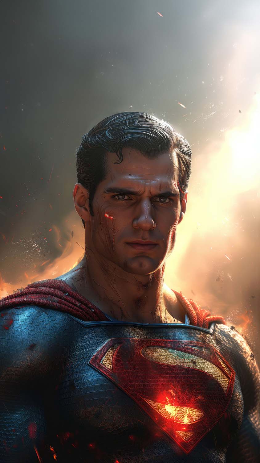 Superman resolute after battle Wallpaper HD
