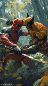 Wolverine vs Deadpool Wallpaper HD